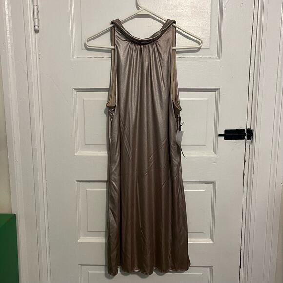 Bailey 44 Director's Cut Dress Shiny Taupe M - Picture 5 of 12
